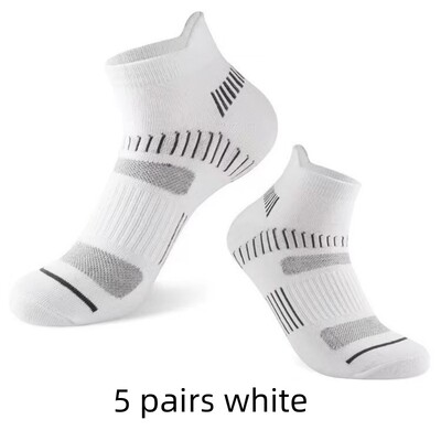 5 poros pavasario vasara vyrų laisvalaikio sportinės bėgimo kojinės Apsauginės kulkšnies kojinės plonos kvėpuojantis dezodorantas Fitness trumpos kojinės vyriškos