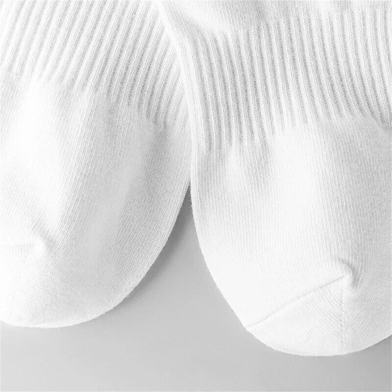10 porų klasikinės juodos/baltos verslo vyriškos medvilninės kojinės vasaros rudens aukštos kokybės moteriškos vienspalvės valties kojinės