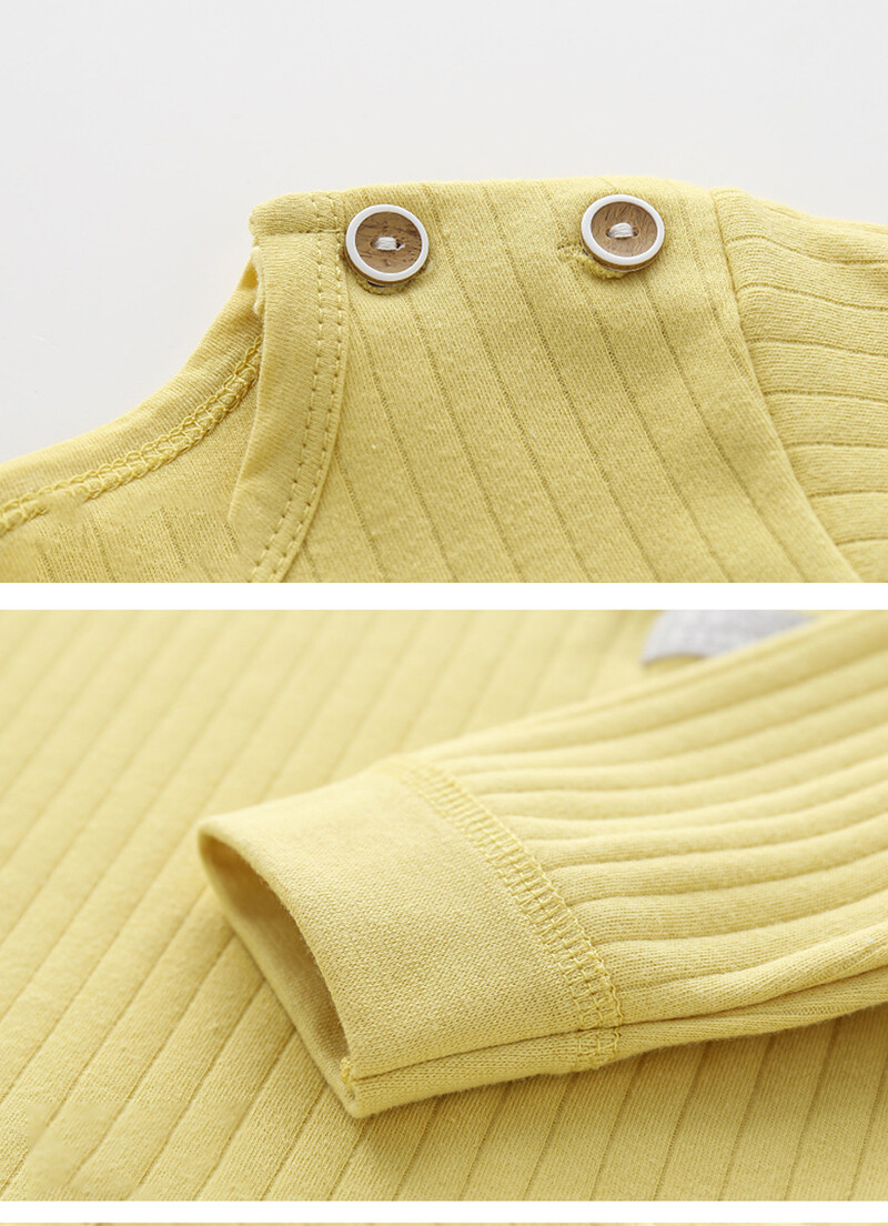 Rudens žiemos terminis apatinis kostiumas kūdikių drabužių rinkiniai berniukams mergaičių pižamų rinkiniai kūdikių šilti miegui saldainiai spalvos vaikiški drabužiai