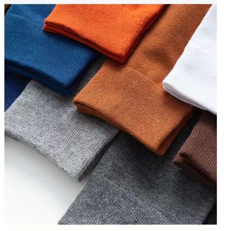 5 poros juodos baltos verslo laisvalaikio Sox pavasario rudens šiltos vyriškos kojinės 38-45 dydžio ilgos kojinės vyriškos suknelės kojinės vyriškos dovanos