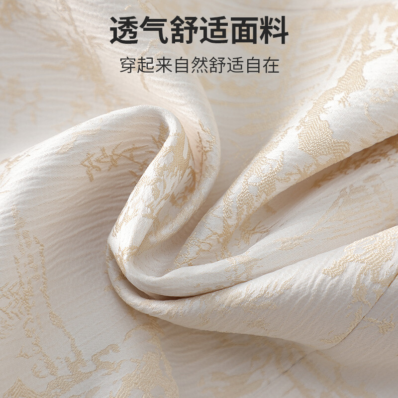 Őszi Téli Vintage kínai stílusú bézs nyomtatás Elegáns Fesztivál blézerek Női Hosszú ujjú Egysoros kabát Népszerű