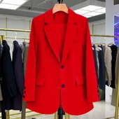 Candy Color Blazer Τάσεις γυναικείων ενδυμάτων Μακρυμάνικα σακάκια Κομψά γυναικεία μπουφάν γραφείου Πολυτελή παλτό υψηλής ποιότητας Vestido Εξωτερικά ενδύματα
