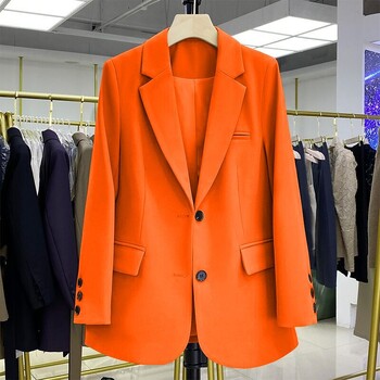 Candy Color Blazer Τάσεις γυναικείων ενδυμάτων Μακρυμάνικα σακάκια Κομψά γυναικεία μπουφάν γραφείου Πολυτελή παλτό υψηλής ποιότητας Vestido Εξωτερικά ενδύματα