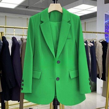 Candy Color Blazer Τάσεις γυναικείων ενδυμάτων Μακρυμάνικα σακάκια Κομψά γυναικεία μπουφάν γραφείου Πολυτελή παλτό υψηλής ποιότητας Vestido Εξωτερικά ενδύματα