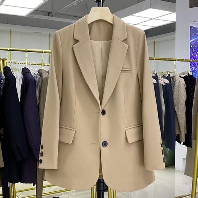 Candy Color Blazer Τάσεις γυναικείων ενδυμάτων Μακρυμάνικα σακάκια Κομψά γυναικεία μπουφάν γραφείου Πολυτελή παλτό υψηλής ποιότητας Vestido Εξωτερικά ενδύματα