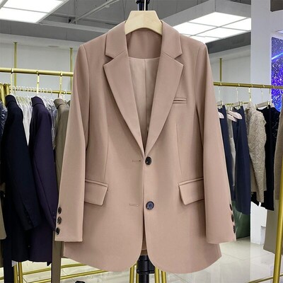 Candy Color Blazer Τάσεις γυναικείων ενδυμάτων Μακρυμάνικα σακάκια Κομψά γυναικεία μπουφάν γραφείου Πολυτελή παλτό υψηλής ποιότητας Vestido Εξωτερικά ενδύματα