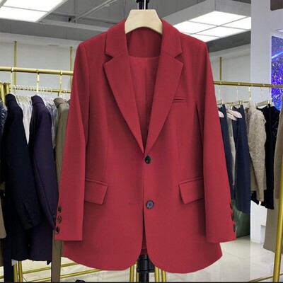 Candy Color Blazer Τάσεις γυναικείων ενδυμάτων Μακρυμάνικα σακάκια Κομψά γυναικεία μπουφάν γραφείου Πολυτελή παλτό υψηλής ποιότητας Vestido Εξωτερικά ενδύματα