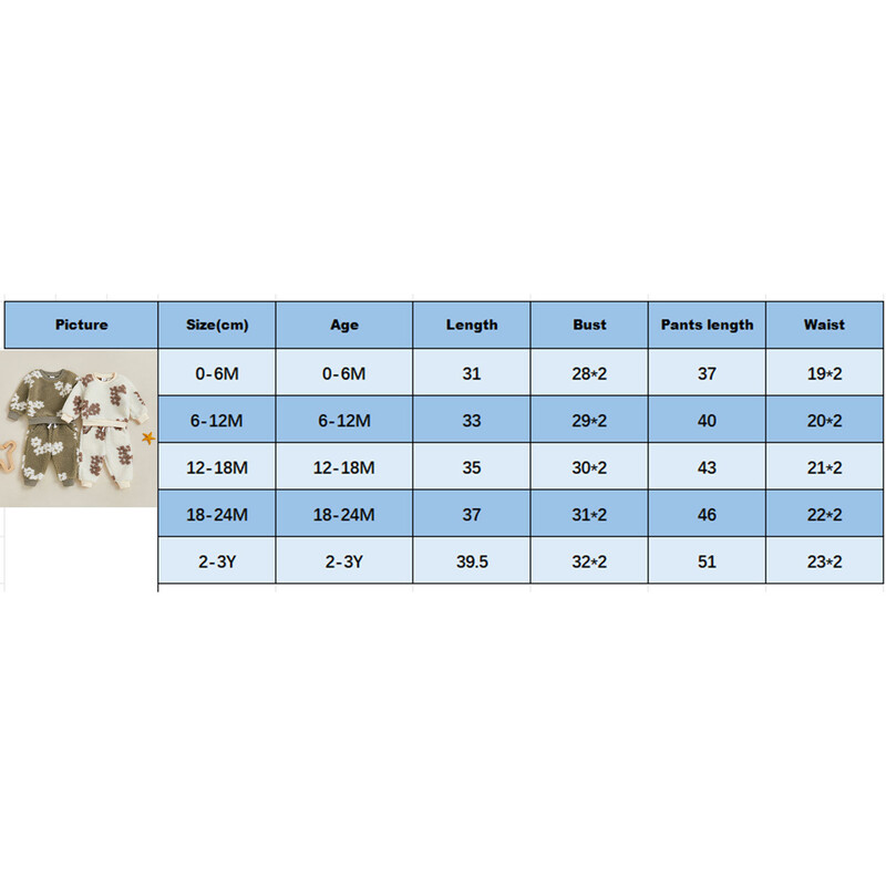Bebeluși pentru bebeluși fetițe 2 piese haine de flanel toamnă iarnă set de ținute cu hanorac cu mânecă lungă și pantaloni elastici cu mâneci lungi