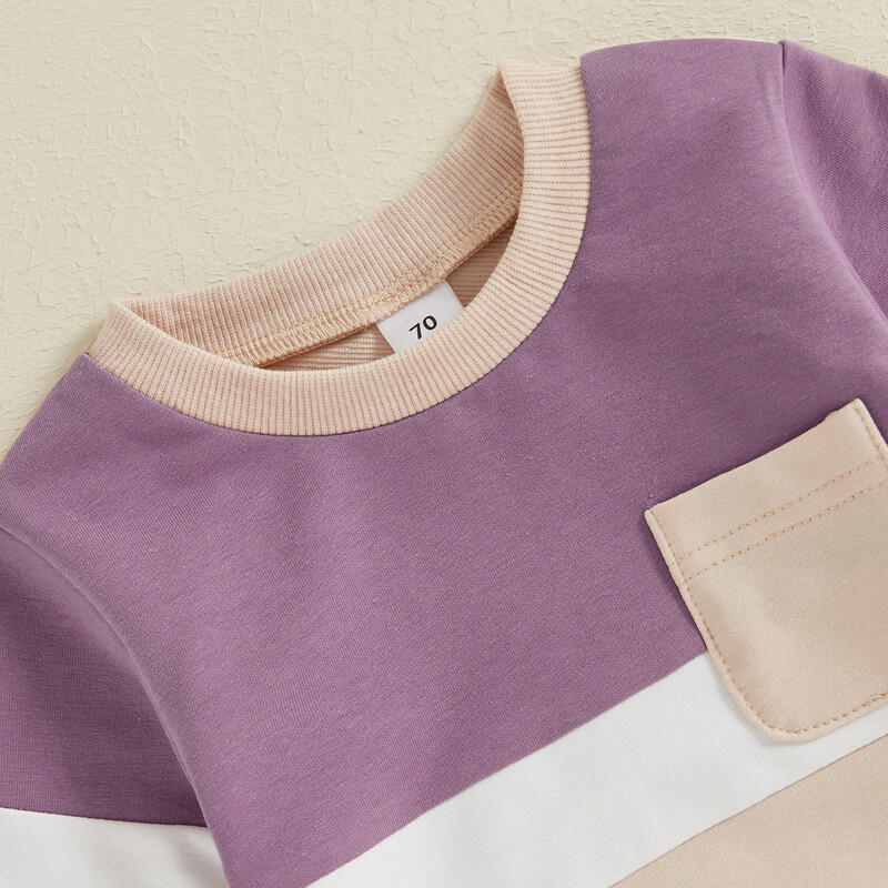 Trenirke za novorođenčad, dječake, djevojčice, odijelo, modno odijelo, trenirka s dugim rukavima, kontrastne boje, komplet hlača od 2 komada, gornja odjeća