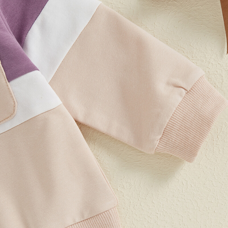 Trenirke za novorođenčad, dječake, djevojčice, odijelo, modno odijelo, trenirka s dugim rukavima, kontrastne boje, komplet hlača od 2 komada, gornja odjeća