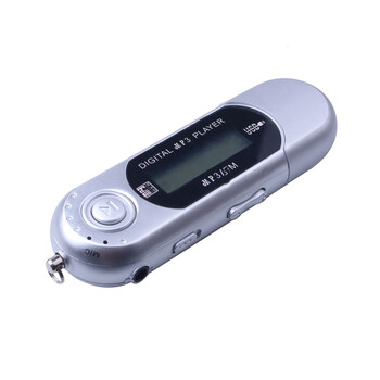 Φορητό USB MP3 Music Player LCD Ψηφιακή οθόνη Υποστήριξη Flash 4GB 8GB Ραδιόφωνο FM με Μικρόφωνο Mini Mp3 Player