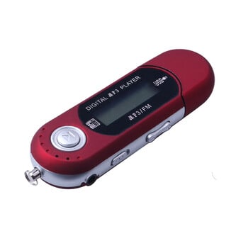 Φορητό USB MP3 Music Player LCD Ψηφιακή οθόνη Υποστήριξη Flash 4GB 8GB Ραδιόφωνο FM με Μικρόφωνο Mini Mp3 Player