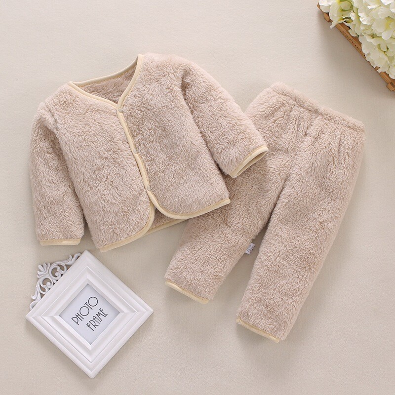 2 vnt. rinkinys naujagimio drabuzeliai Flannle pavasario rudeninis rinkinys kudikiams Minkstas bamblys striuke kudikiu kelnaites animaciniu filmuku mergaičių rinkinys 0-24m