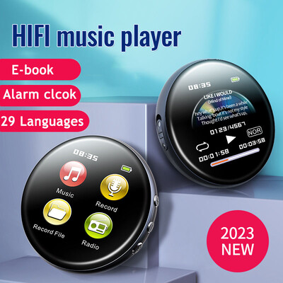 Mini kišeninis Hifi MP3 reprodukcijas De Musica Walkman Smart Timming Recorder Žadintuvo palaikymas FM el. knygų ausinės Daugiakalbis