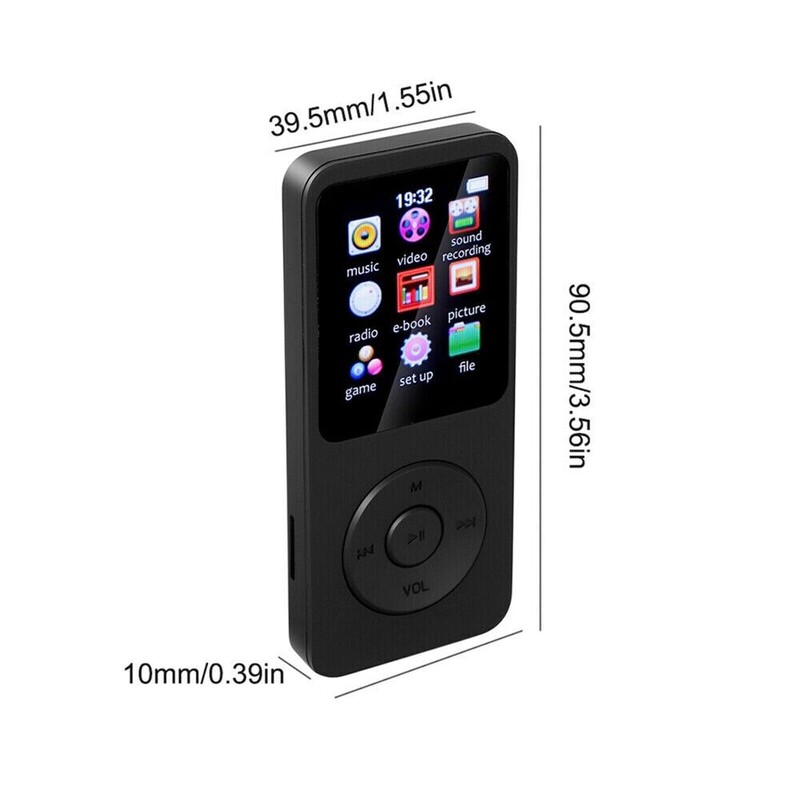 Bluetooth MP4 MP3 hudobný prehrávač TFT LCD displej Walkman E-book podpora TF karty audio rekordér bezstratový zvuk MP3 prehrávač