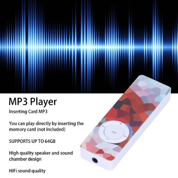 MP3 Music Player MP3 Player MP3 Player Ενσωματωμένο ηχείο Φορητό πρόγραμμα αναπαραγωγής μουσικής Υποστηρίζει έως και 64 GB για την εκτέλεση ταξιδιωτικών επιχειρήσεων