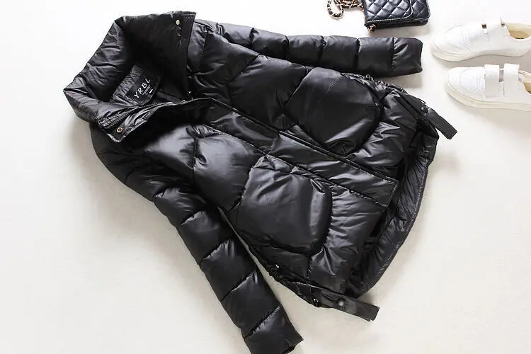 Palton cald de iarnă, la modă pentru femei, nouă culoare solidă, haină din bumbac umplută cu glugă, îmbrăcăminte pentru femei, jachetă de iarnă pentru femei 2023