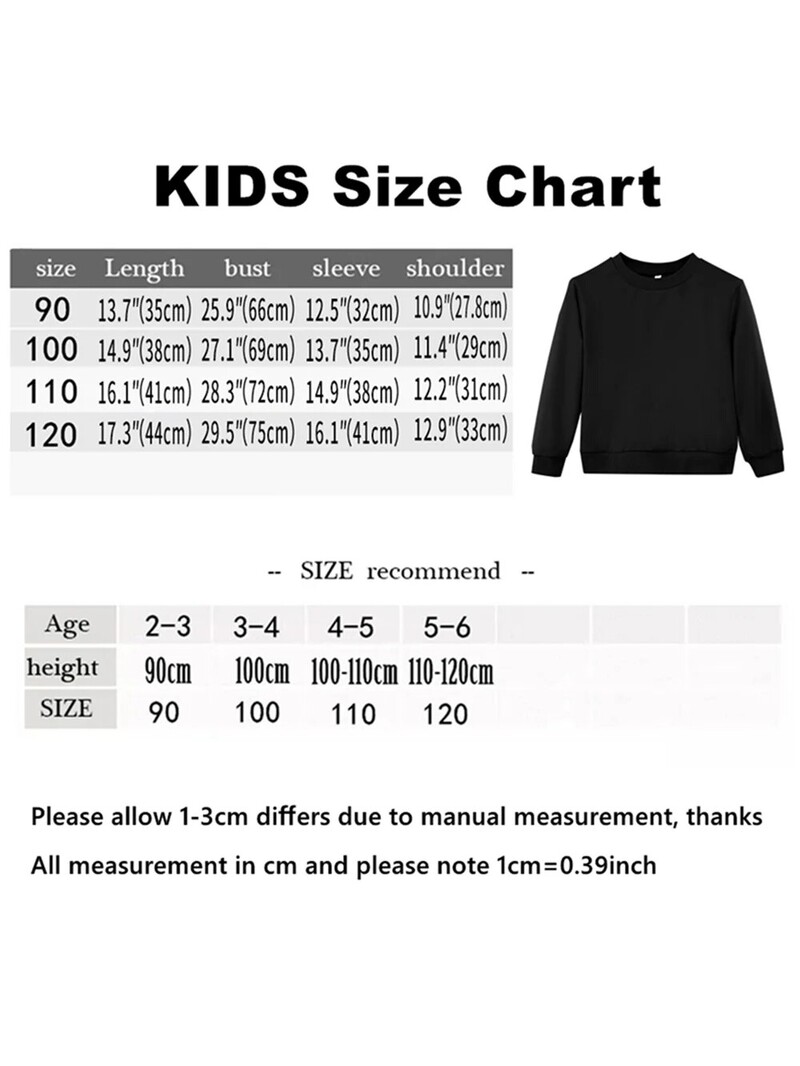 Dječji pulover duginih boja "Be Kind" s okruglim izrezom i spuštenim ramenima, gornji dio zimske/jesenske odjeće za tinejdžere, ideja za dar