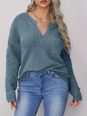 Top s výstrihom do V a vreckom pre plus size oblečenie, personalizované oblečenie pre ženy, nadrozmerné oblečenie, potlačené