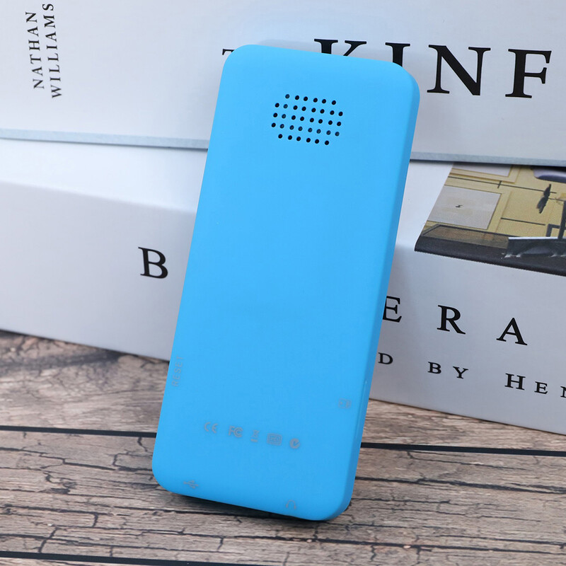 1,8-tolline värviline ekraan MP3 MP4 muusikapleier Sisseehitatud kõlar Mini Walkman Bluetoothiga ühilduv 5.0 toega TF-kaart Windows XP jaoks