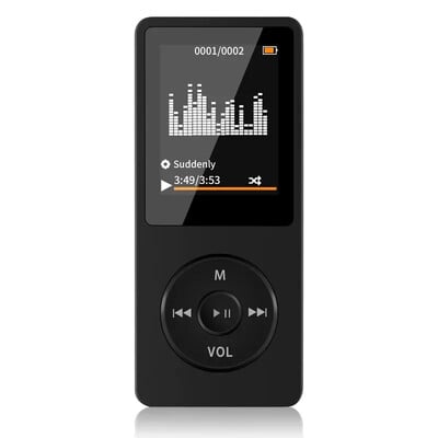 MP4 MP3 Bluetooth Sports Music Player Mini Student 1.8 inčni zaslon Podrška za karticu Ultra-tanak MP4 s FM radiom