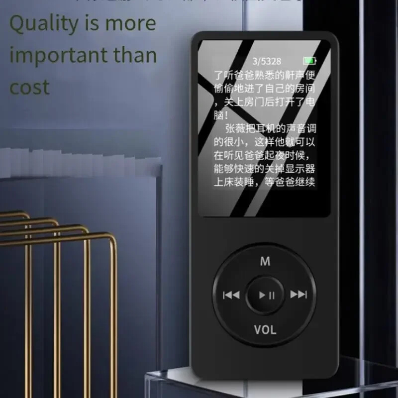 MP4 MP3 Bluetooth spordimuusikamängija Mini Student 1,8-tolline ekraan Toetab üliõhukest MP4 FM-raadioga