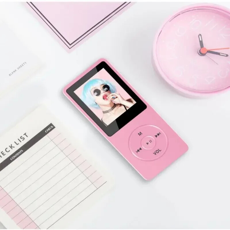 MP4 MP3 Bluetooth spordimuusikamängija Mini Student 1,8-tolline ekraan Toetab üliõhukest MP4 FM-raadioga