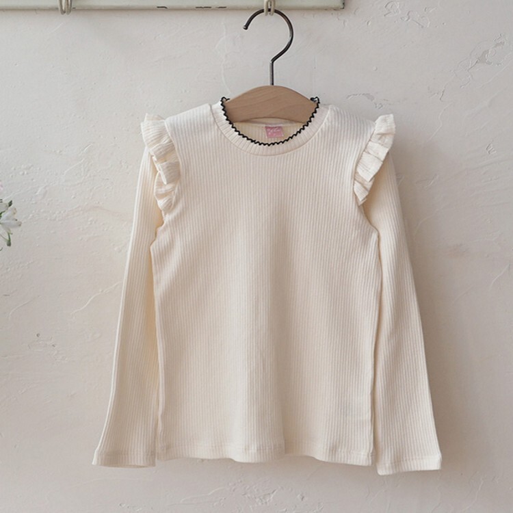 Παιδικό κοριτσίστικο μπλουζάκι 2024 Νέα βρεφικά ρούχα για κορίτσια Χαριτωμένα μπλουζάκια με μακρυμάνικη μπλούζα με μακρυμάνικη βάση