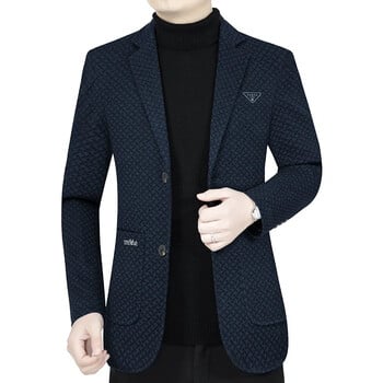 Νέα Ανδρικά καρό Κοστούμια Παλτό Ανδρικά Business Casual Blazer Μπουφάν Υψηλής Ποιότητας Ανδρικά Ανοιξιάτικα Slim Μπλέιζερ Μπουφάν Μπουφάν Παλτό Μέγεθος 4XL