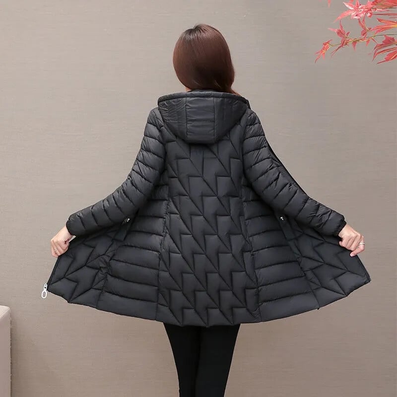 Дамско зимно яке 2022 Нови дълги паркове Дебели топли снежни палта Дамско яке с памучна подплата с качулка за Дамско палто 6XL