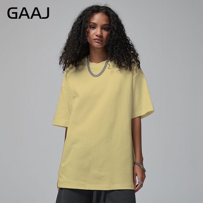 100 % medvilniniai moteriški marškinėliai, trumpomis rankovėmis paprastos viršūnės, solidūs, dideli hip-hop marškinėliai, kokybiški drabužiai, sveria 8,8 uncijos 250 gsm