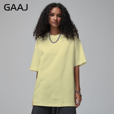 100 % medvilniniai moteriški marškinėliai, trumpomis rankovėmis paprastos viršūnės, solidūs, dideli hip-hop marškinėliai, kokybiški drabužiai, sveria 8,8 uncijos 250 gsm