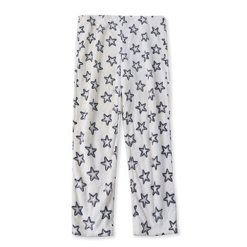 Fashion Star Fluffy Pj Pjjamas Pants Y 2k Kawaii Casual Cute White Sleepwear Плюшени панталони Женски домашни пижами Панталони Женски панталони