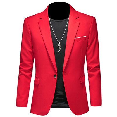 Pánske saká, bunda, kabát, ležérne oblečenie, butik, biznis, jednofarebný strih, slim fit, 2023