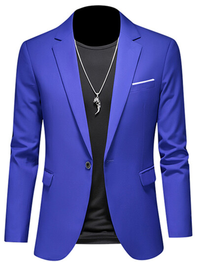 Pánske saká, bunda, kabát, ležérne oblečenie, butik, biznis, jednofarebný strih, slim fit, 2023