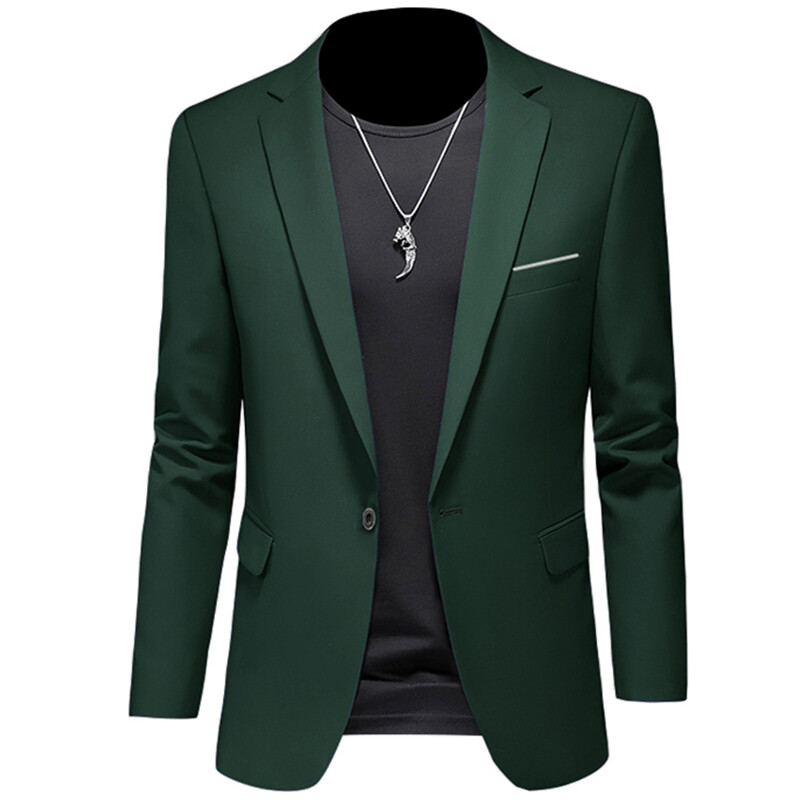 Pánske saká, bunda, kabát, ležérne oblečenie, butik, biznis, jednofarebný strih, slim fit, 2023