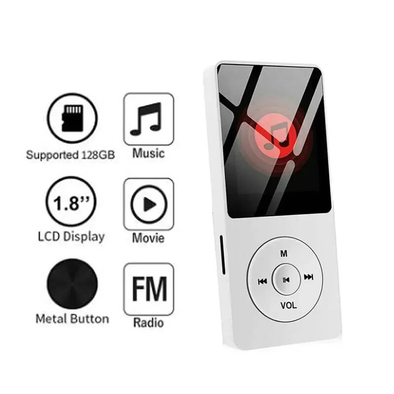 MP4/MP3 atskaņotājs Bluetooth MP4 atskaņošana audio audio mūzika Fo V3R8 portatīvais e-grāmatu atskaņotājs ierakstītājs atskaņošana MP3/MP4 studentu Walkman