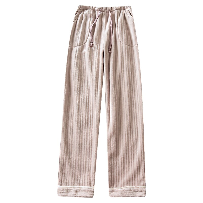 Flanelinės pižamos kelnės Moteriškos kelnės koralų vilnos laisvos ilgos rudens ir žiemos pastorintos plius Velvet namų miegui skirtos kelnės