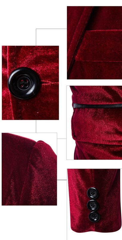 Fényes lila, egygombos bársonyos blézer dzseki férfi 2022 tavaszi új, karcsúsított klubbuli esküvői ruha blézer férfi blézer Masculino