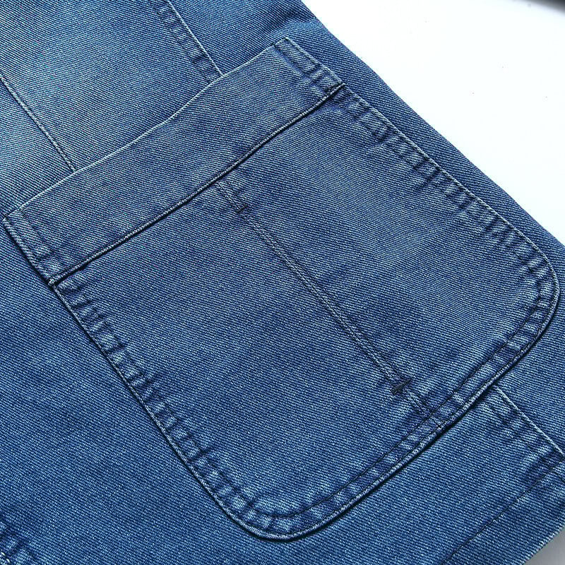 Muški traper blejzer Muški modni pamuk Vintage odijelo Gornja odjeća Muški plavi kaput traper jakna Muški Slim Fit traperice Denim blejzeri Top 4Xl