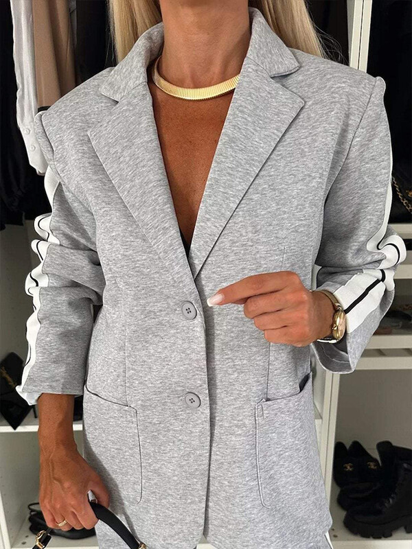 Laisvalaikio kelnių rinkiniai Moteriški laisvi, raištiniai ilgomis rankovėmis paltai Tiesios kelnės, moteriški kostiumai 2024 m. rudens žiemos moteriški viršutiniai drabužiai