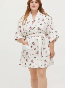 Meleg flanel köntös téli otthoni hálóruha női nyomtatott hosszú ujjú fürdőköpeny kimonó köntös övvel Nappali ruha Női pizsama