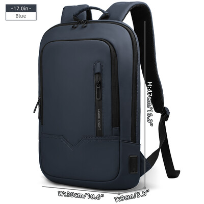 Heroic Knight poslovni tanki ruksak muški 15,6" 17" vodootporni ruksak za prijenosno računalo Modni višenamjenski muški radni ruksak za putovanja