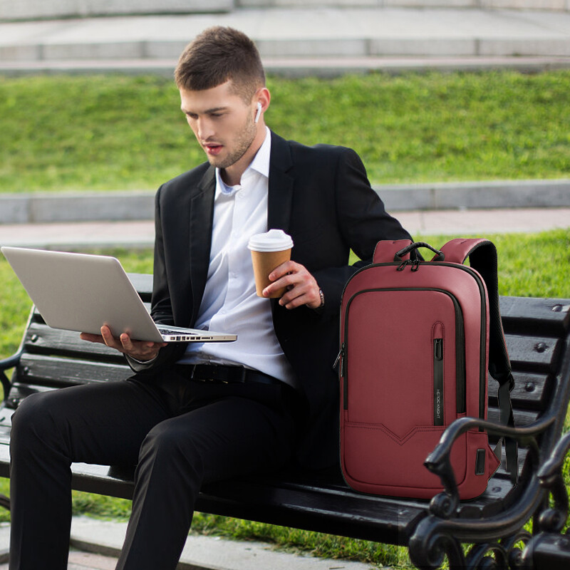 Heroic Knight poslovni tanki ruksak muški 15,6" 17" vodootporni ruksak za prijenosno računalo Modni višenamjenski muški radni ruksak za putovanja