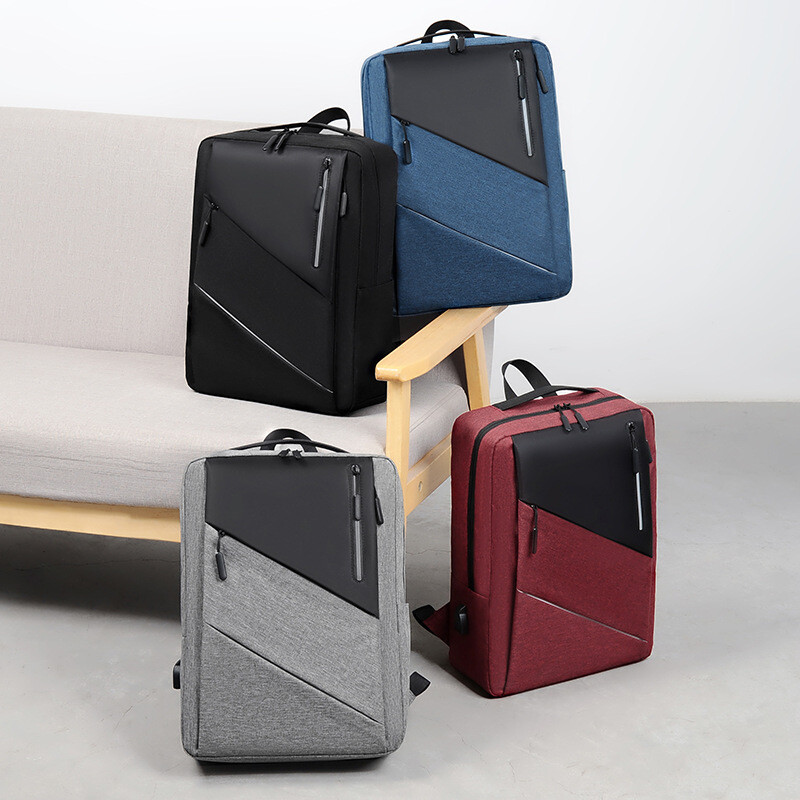 Muški poslovni ruksak Ležerna modna torba za prijenosno računalo s USB utikačem Školski ruksaci velikog kapaciteta za muškarce Putna torba Besplatna dostava