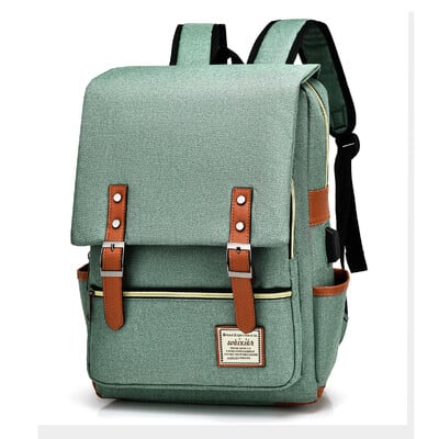 Vintažinė nešiojamojo kompiuterio kuprinė Vyriški drobiniai krepšiai Vyriški Kelioniniai Laisvalaikio Kuprinės Retro laisvalaikio krepšiai Mokykliniai krepšiai paaugliams Mokyklinė atvira dovana