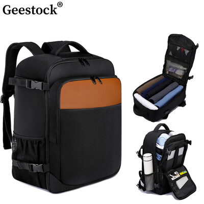 Geestock Rucsac avion Geanta cabina 40×20×25 Geanta de scoala multifunctionala in aer liber Rucsac de voiaj Rucsac laptop mochila cabina