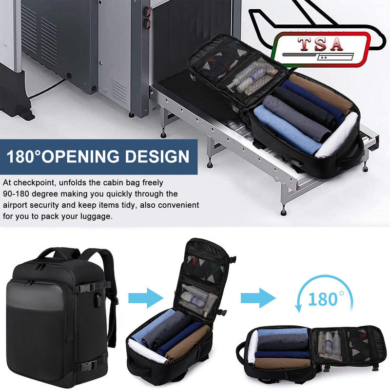 Geestock Ruksak za avion Ruksak 40×20×25 Višenamjenska školska torba Putna ruksak za vanjska putovanja Ruksak za prijenosno računalo mochila cabina