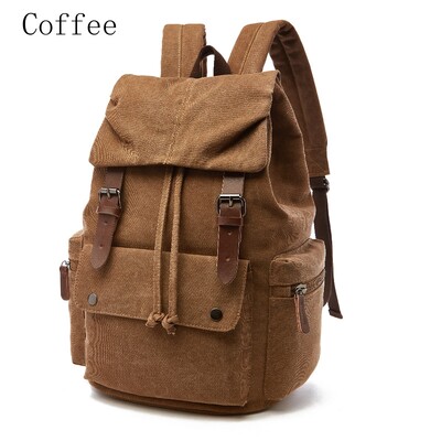 Nový módny vintage plátený batoh na notebook pre mužov a ženy, školský batoh Mochila Feminina, odolný voči krádeži pre ženy, cestovný batoh pre deti, školský batoh