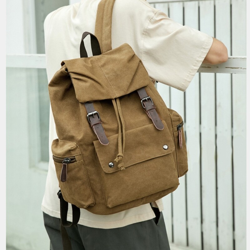 Nový módny vintage plátený batoh na notebook pre mužov a ženy, školský batoh Mochila Feminina, odolný voči krádeži pre ženy, cestovný batoh pre deti, školský batoh